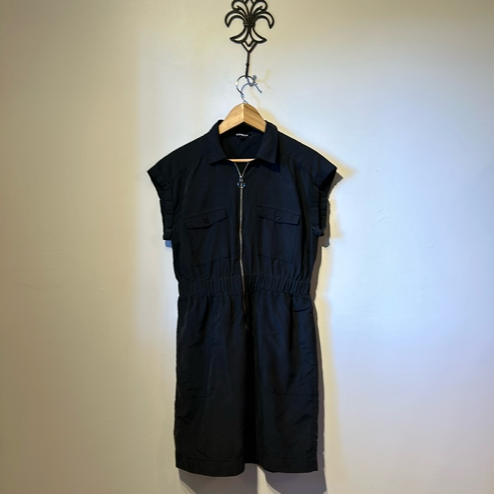 EUC Express Utility Midi elastic waist zipper front closure wide arms business